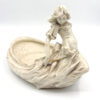 Art Nouveau Royal Dux Porcelain Figural Maiden Dish