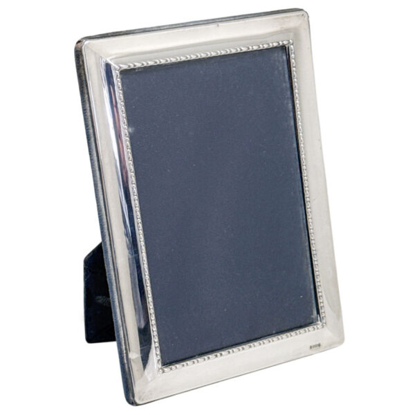 Carrs Silver  Picture Frame Reeded Border Sheffield 2000