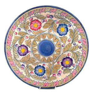 Charlotte-Rhead-Bursleyware-Charger-Palermo-C1930 Charlotte Rhead Bursleyware Charger Palermo C1930