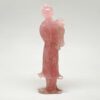 Chinese Rose Quartz Guanyin Figure 20th