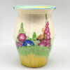 Clarice-Cliff-Bizarre-Vase-Fragrance-Pattern-C1930-4 Clarice Cliff Bizarre Vase Fragrance Pattern C1930