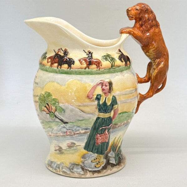 Crown Devon Musical Jug Lions Handle Sarie Marais