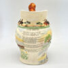 Crown Devon Musical Jug Lions Handle Sarie Marais