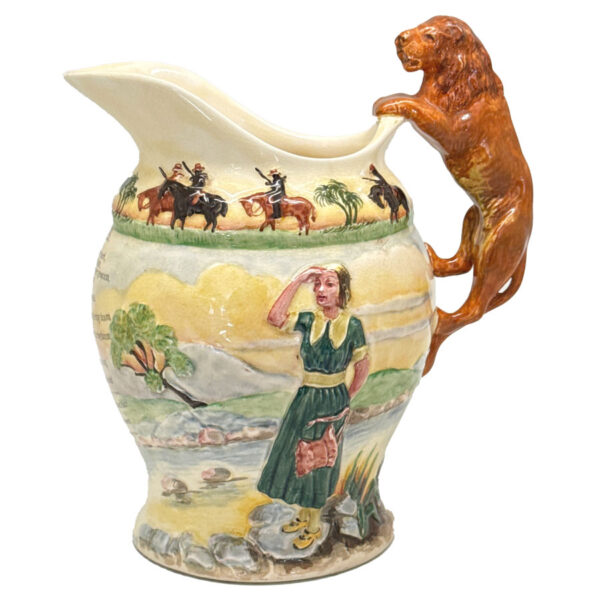 Crown Devon Musical Jug Lions Handle Sarie Marais