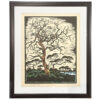 Gregoire Boonzaier Coloured Linocut Trees (SA 1909 - 2005)