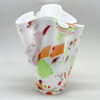 Jozefina-Krosno-Polish-Art-Glass-Handkerchief-Vase-2 Jozefina Krosno Polish Art Glass Handkerchief Vase