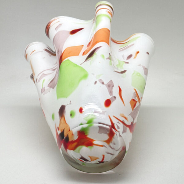 Jozefina-Krosno-Polish-Art-Glass-Handkerchief-Vase-3 Jozefina Krosno Polish Art Glass Handkerchief Vase