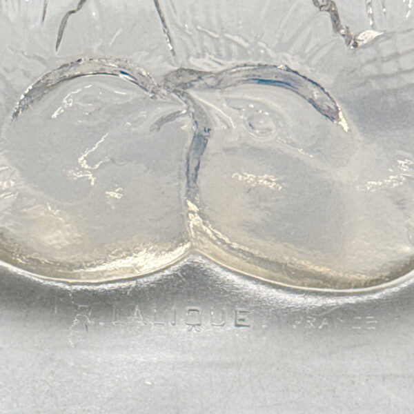 Lalique France Nonnettes Clear and Opalescent Bowl