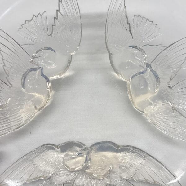 Lalique France Nonnettes Clear and Opalescent Bowl