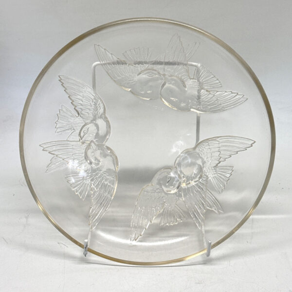 Lalique France Nonnettes Clear and Opalescent Bowl