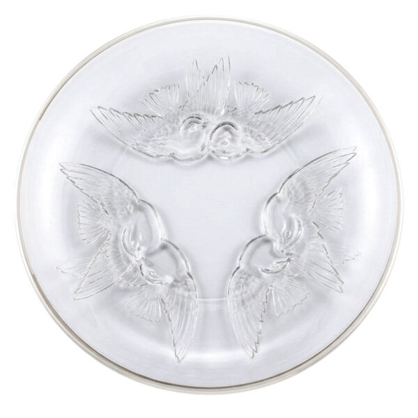 Lalique France Nonnettes Clear and Opalescent Bowl