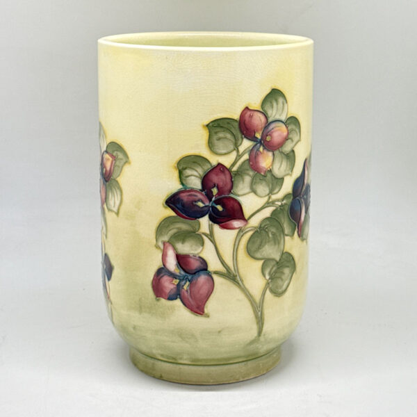 Large Walter Moorcroft Vase Bougainvillea Yellow Ground C1950