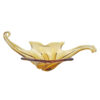 Midcentury Large Chalet Lorraine Canadian Art Glass Bowl C1960