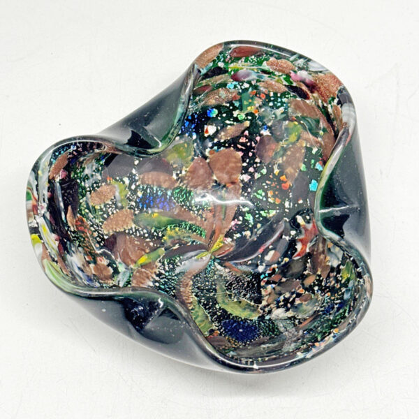 Murano Millefiori Glass Form Ashtray c1950