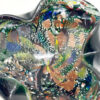 Murano Millefiori Glass Form Ashtray c1950
