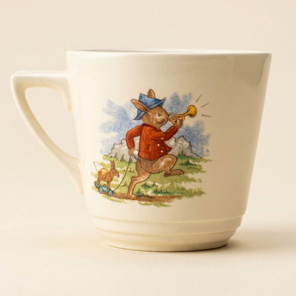 Rare Royal Doulton Bunnykins Sewing Casino Cup