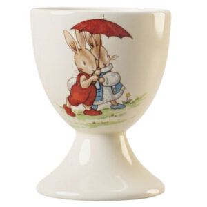 Rare Royal Doulton Bunnykins Wheel Barrow Egg Cup