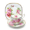 Royal Albert American Beauty Avon Tea Trio