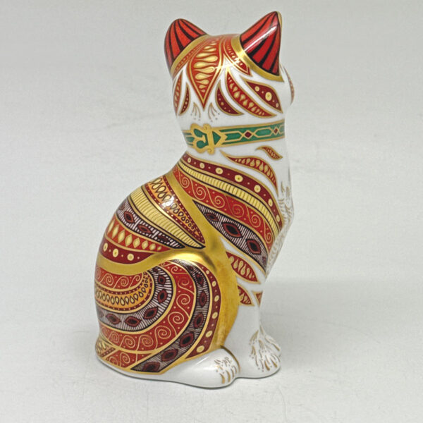 Royal Crown Derby Marmaduke Cat Paperweight Ltd Edition