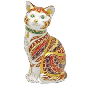Royal Crown Derby Marmaduke Cat Paperweight Ltd Edition