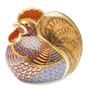 Royal Crown Derby Rooster Paperweight