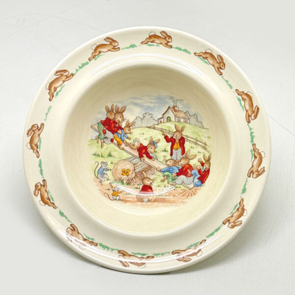 Royal Doulton Bunnykins Lipped Cereal Bowl Seesaw