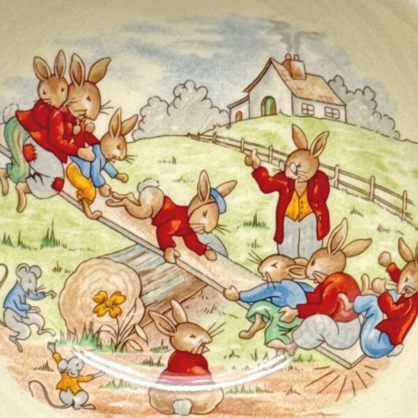 Royal Doulton Bunnykins Lipped Cereal Bowl Seesaw