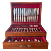 Silver Plated Cooper Brothers Kings Pattern Canteen of Cuttlery 139 Piece
