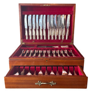Silver Plated Cooper Brothers Kings Pattern Canteen of Cuttlery 139 Piece