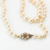 Single-Strand-Cultured-Pearl-Necklace-9ct-Gold-Clasp-Set-Citrine-And-Split-Pearl-1 Single Strand Cultured Pearl Necklace 9ct Gold Clasp Set Citrine And Split Pearl