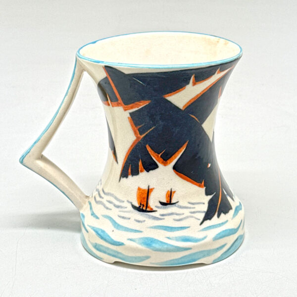 South African Pottery Jug By Boksburg East Pottery Vase C1950