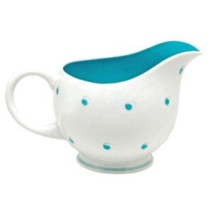 Susie Copper Raised Spot Teal Tea Milk Jug C1950