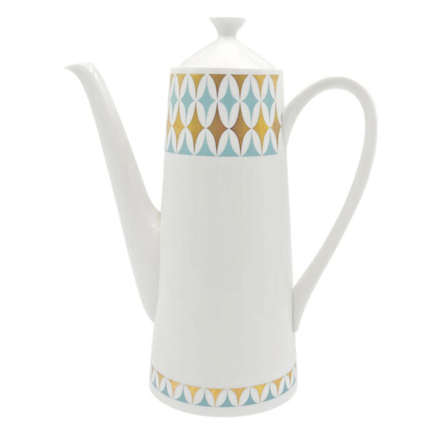 Tuscan-Bone-China-Nordic-Shape-Coffee-Pot Tuscan Bone China Retro Coffee Pot