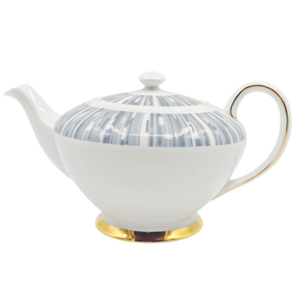 Tuscan-Bone-China-Tea-Pot-Small Tuscan Bone China Retro Manhattan Teapot