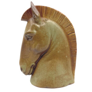 Vintage-Lladro-Horse-Head-Porcelain-Sculpture-C1970 Vintage Lladro Horse Head Porcelain Sculpture C1970