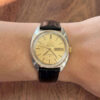 Vintage Omega Constellation 18k Gold Bezel Date Day