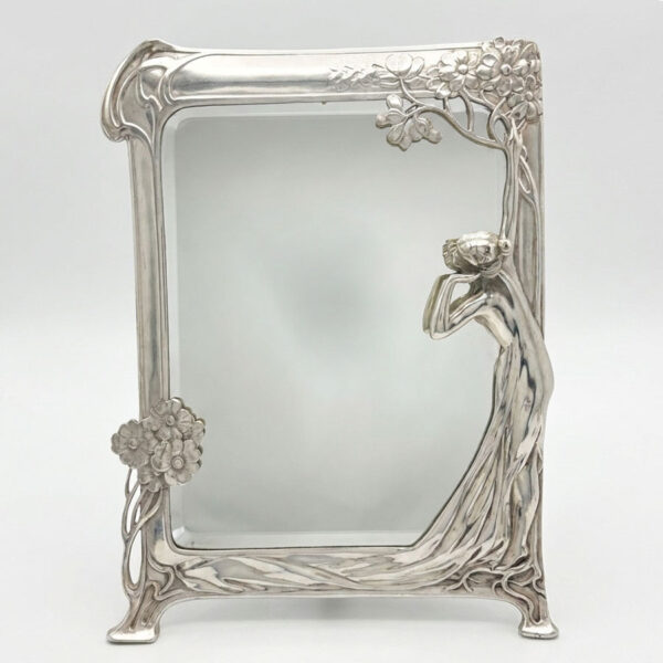 WMF Art Nouveau Lady Mirror C1910
