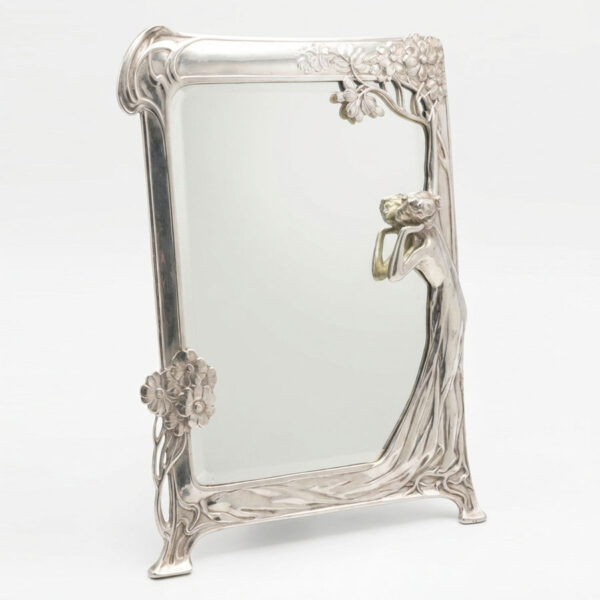 WMF Art Nouveau Lady Mirror C1910