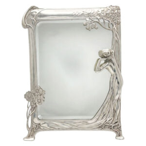 WMF Art Nouveau Lady Mirror C1910