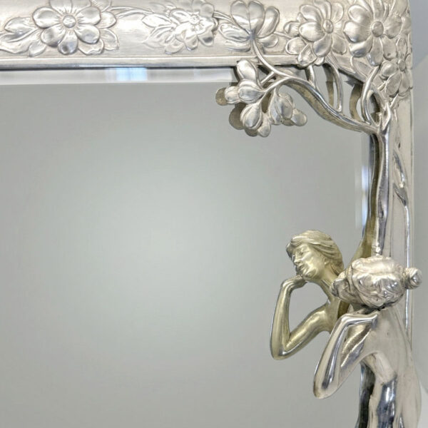 WMF Art Nouveau Lady Mirror C1910