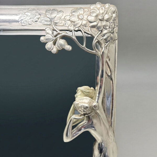 WMF Art Nouveau Lady Mirror C1910
