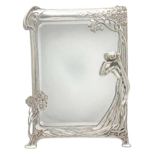 WMF Art Nouveau Lady Mirror C1910