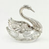 Antique-925-Silver-And-Cut-Glass-Swan-Table-Salt-2 Antique 925 Silver And Cut Glass Swan Table Salt