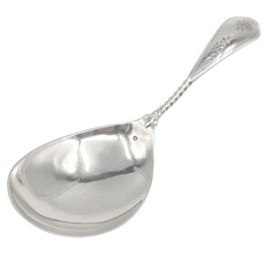 Antique Hallmarked French Silver Ice Cream Berry Serving Spoon Soufflot