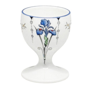 Art-Deco-Shelley-Queen-Anne-Blue-Iris-Egg-Cup Art Deco Shelley Queen Anne Blue Iris Egg Cup 1920's