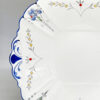 Art Deco Shelley Queen Anne Blue Iris Tab Cake Plate 1920's