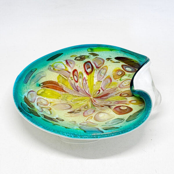 Arte Vetraria Muranese Cased Murano Tutti Frutti Bowl 24cm