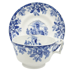 Copeland Spode Castle Ruins Tea Duo