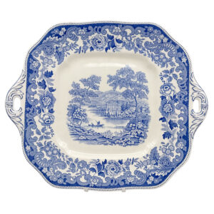 Copeland-Spode-Rhine-Tab-Handle-Large-Cake-Plate Copeland Spode Rhine Tab Handle Large Cake Plate