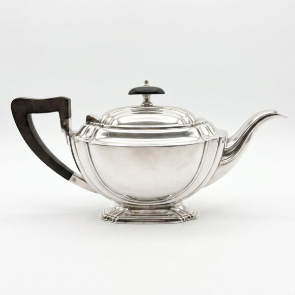 Hallmarked-Silver-Four-Piece-Tea-and-Coffee-Service-Sheffield-1949-2 Hallmarked Silver Four Piece Tea and Coffee Service Sheffield 1949